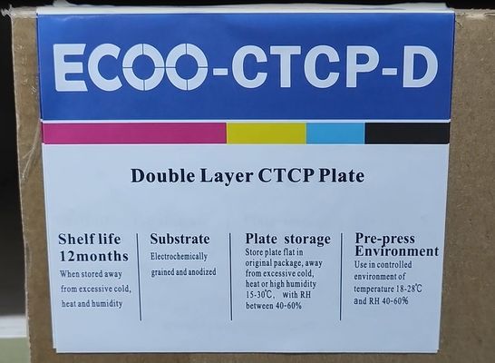 Plaques d'impression CTCP à double revêtement à écriture positive pour les journaux
