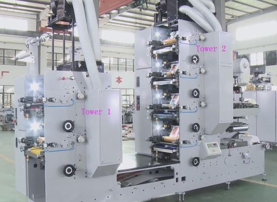 Imprimante UV flexographique de label de la machine d'impression de label 310mm Flexo