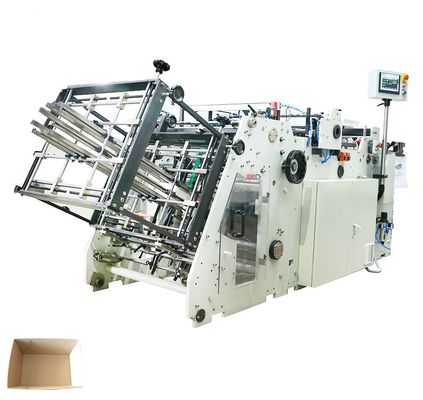 L-800A Boîte à hamburgers machine à cartonner pour boîtier de papier alimentaire