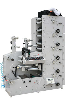 2 machine d'impression de film d'autocollant de label de commande numérique par ordinateur Flexo des couleurs 60m/Min
