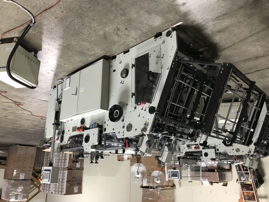 L-800A Boîte à hamburgers machine à cartonner pour boîtier de papier alimentaire